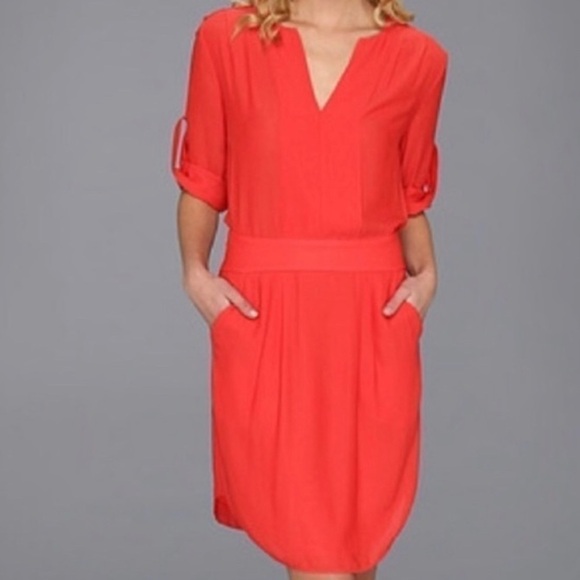 Bcbgmaxazria Florence dress in blue depth NWT - Picture 2 of 7